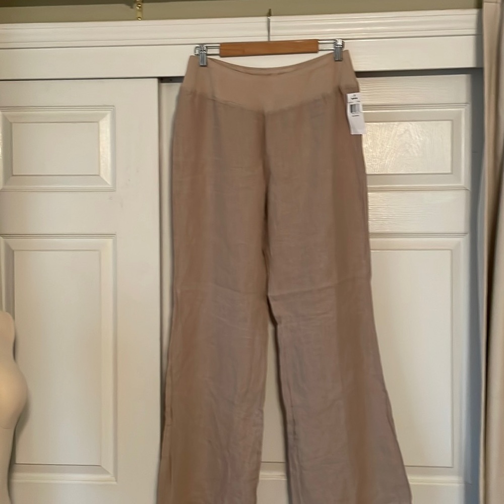 Three Dot 100% linen pants